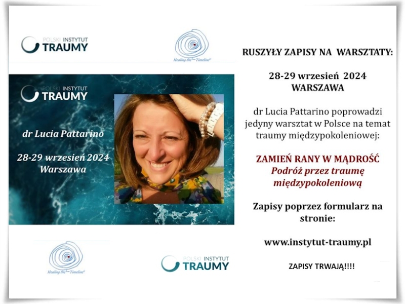 Warsztat na temat traumy międzypokoleniowej - dr Lucia Pattarino